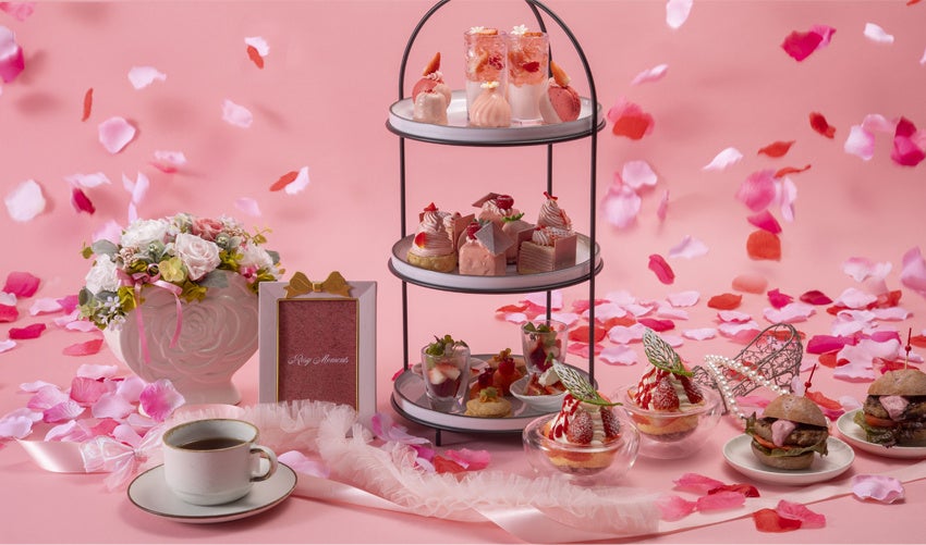 【札幌プリンスホテル】ピンクの柔らかさ、赤の華やぎを感じさせる苺の天空アフタヌーンティー202628F最上階スカイラウンジで楽しむ、苺のスイーツセレクション