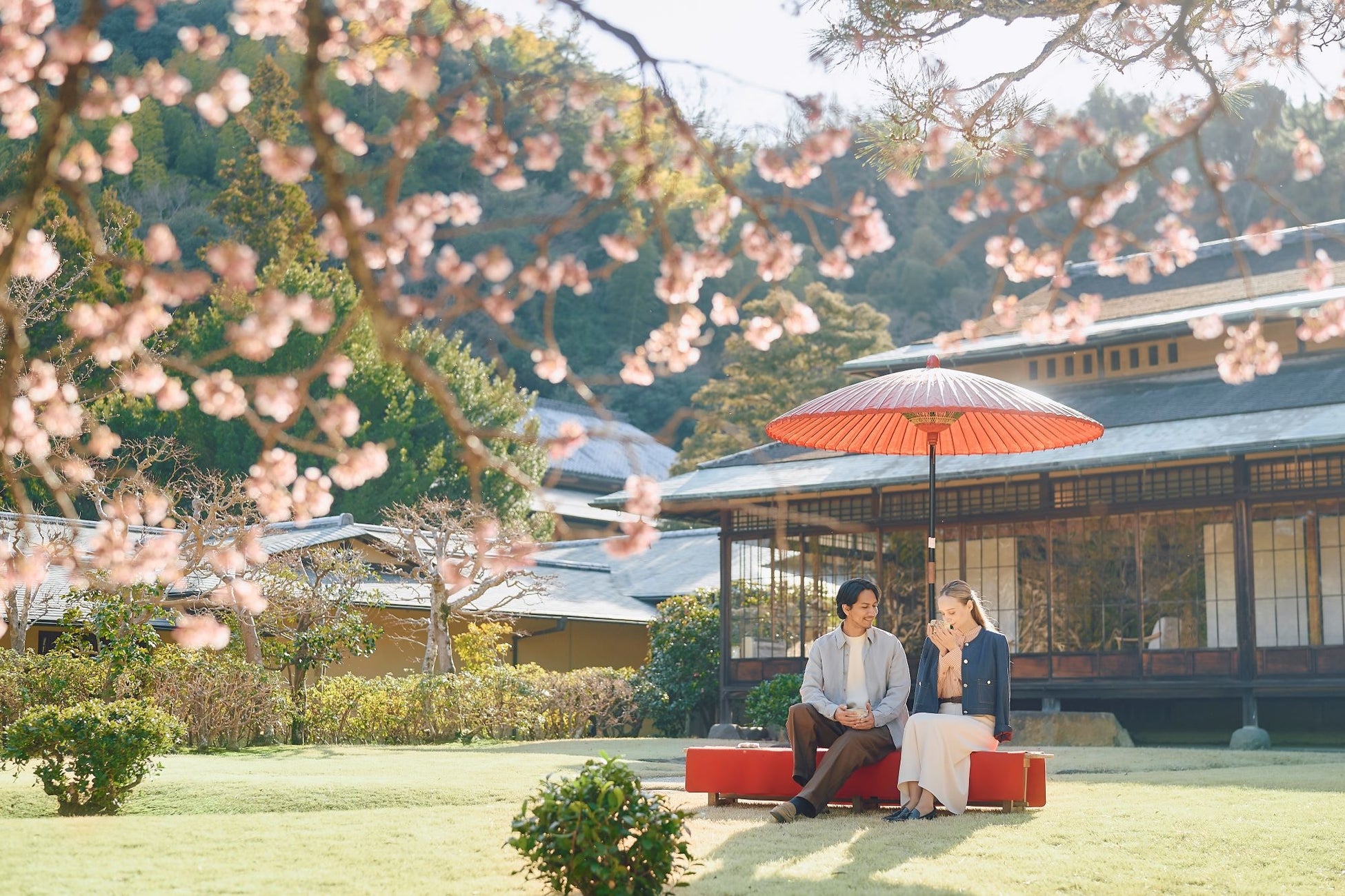 【伊豆長岡温泉 三養荘】春薫る庭に響く和の音色、3月8日（日）一日限りの「庭遊会」を初開催。
