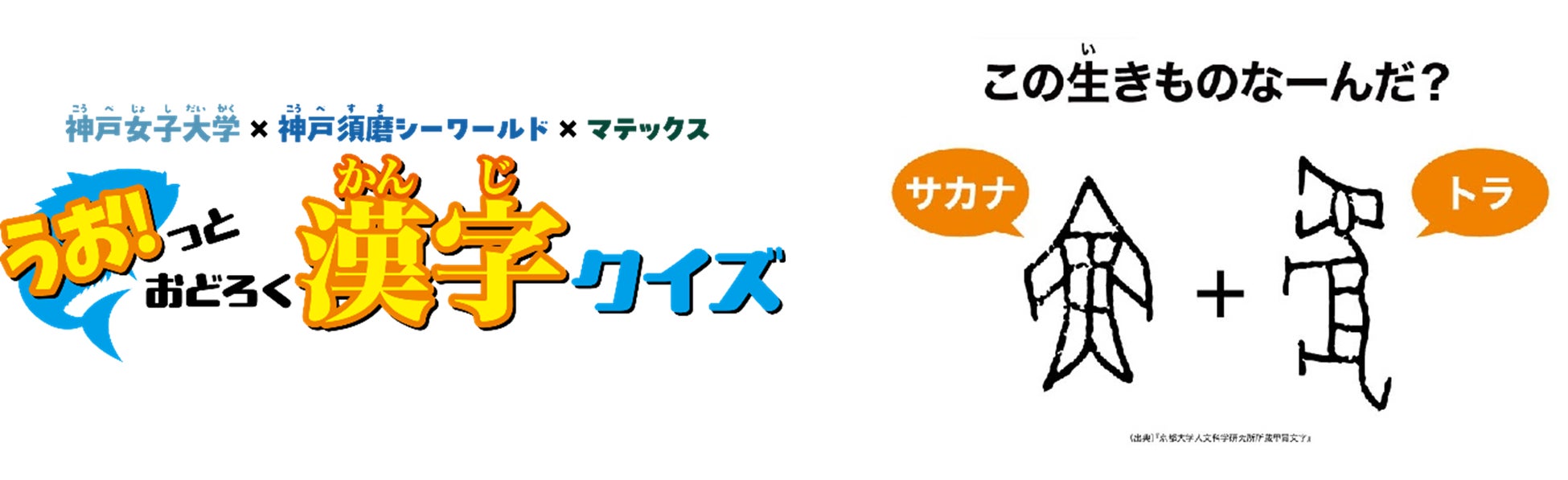 【神戸須磨シーワールド】神戸須磨シーワールド×神戸女子大学×株式会社マテックス「うお！っとおどろく 漢字クイズ」を開催　漢字クイズで神戸須磨シーワールドの生きものを学ぼう！