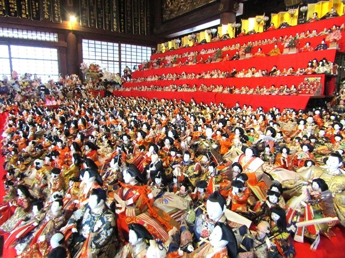 【JAF滋賀】光秀ゆかりの寺 西教寺で特別イベント開催～約3,000体のひな人形が大集結～