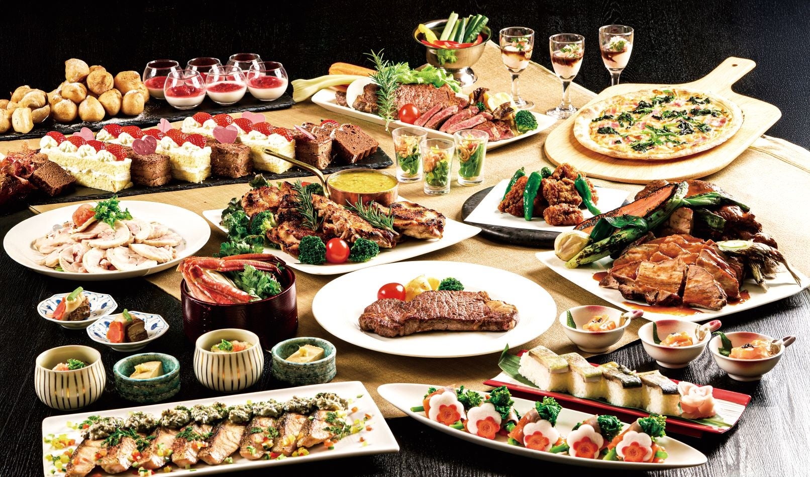 “寒い夜ほど、食べたくなる”　松江エクセルホテル東急のディナーブッフェ。サーロインステーキ＆蟹・しゃぶしゃぶなど豪華メニューが120分間食べ放題！