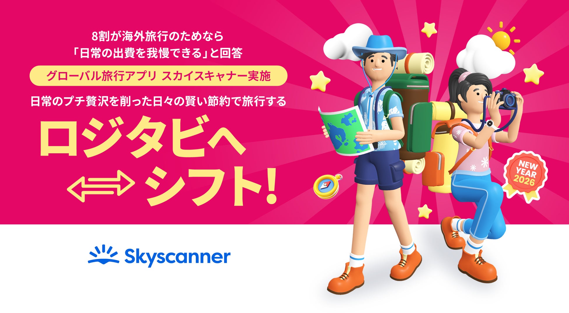 8割が海外旅行のためなら「日常の出費を我慢できる」と回答日常のプチ贅沢を削った日々の賢い節約で旅行する“ロジタビ”へシフト！