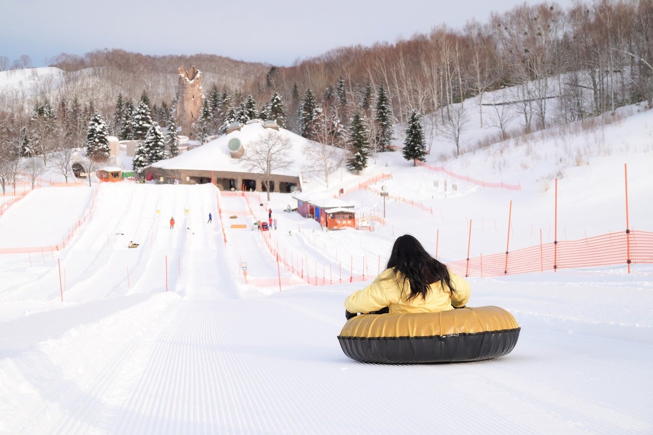 【国内最大級！】チューブそり200ｍコース　1/18（日）よりオープンしました‼（国営滝野すずらん丘陵公園）