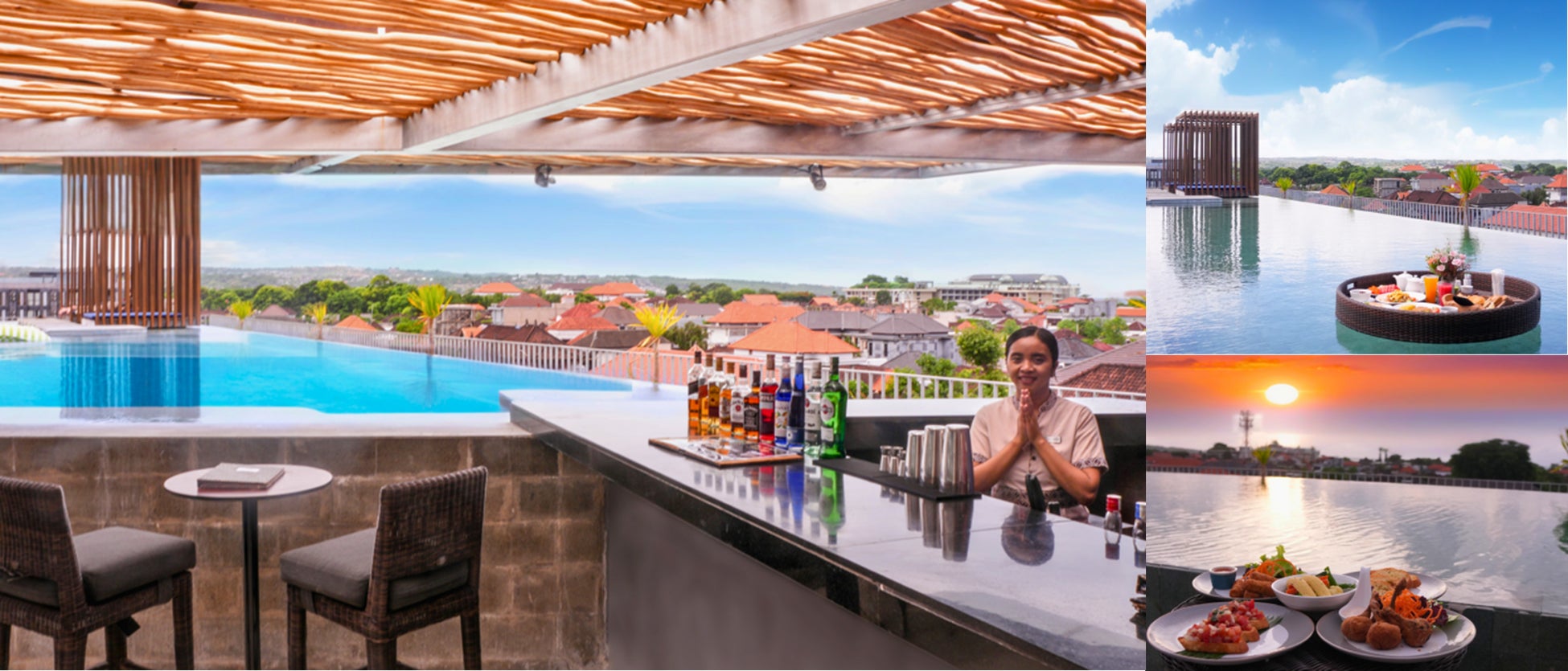 ウォーターマーク ホテル＆スパ バリ ジンバラン　ルーフトッププールを改装、ルーフトップバーをリニューアルオープン