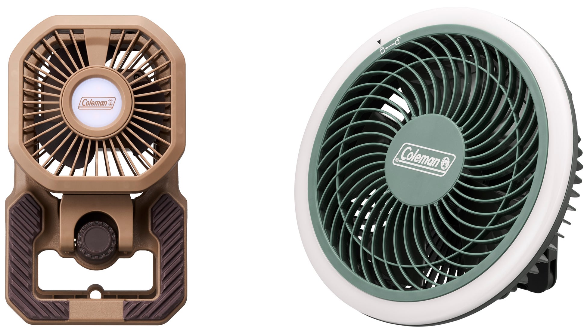 コールマン、LEDライト付きファン2モデル発売