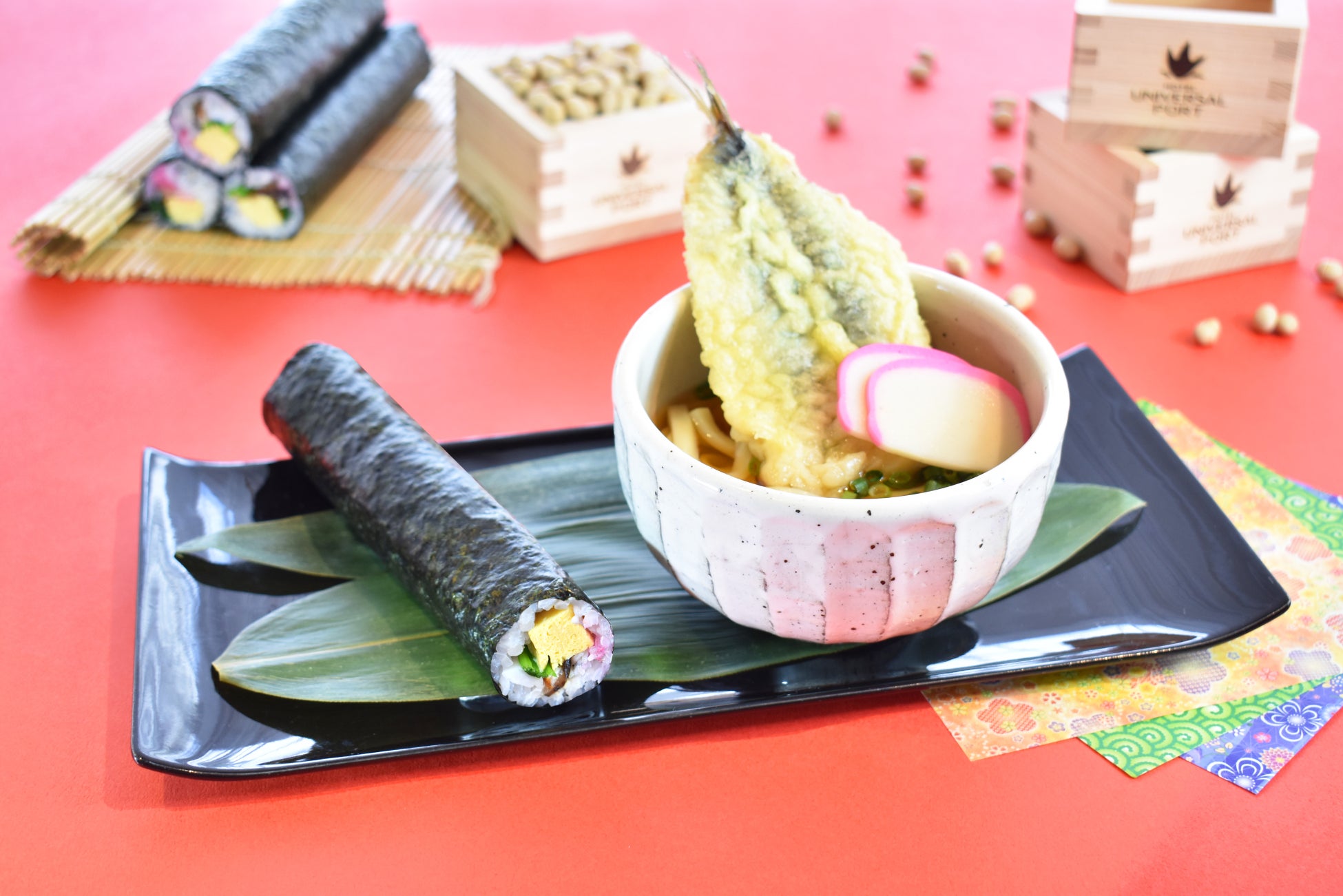 大阪産（もん）食材を使用したホテル ユニバーサル ポートオリジナルの恵方巻を“丸かぶり”！