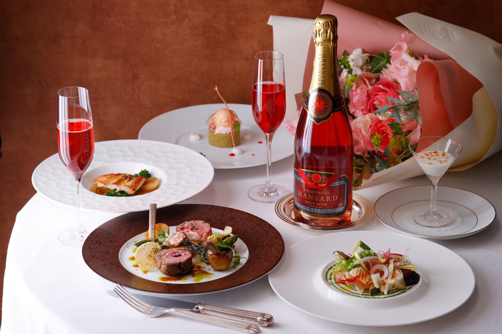 【ホテルニューグランド】春の彩りと香りを楽しむ季節限定のコースメニュー「春のお祝いランチ・ディナー」（パノラミックレストラン　ル・ノルマンディ）