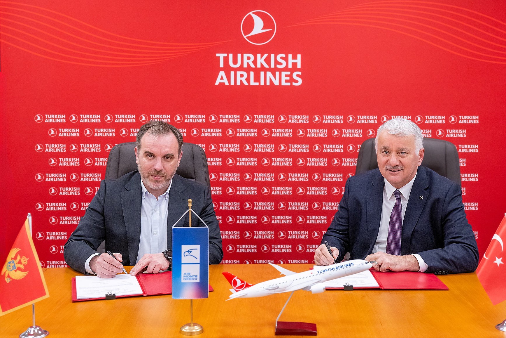 ターキッシュ エアラインズ、エア・モンテネグロとコードシェア提携を締結
