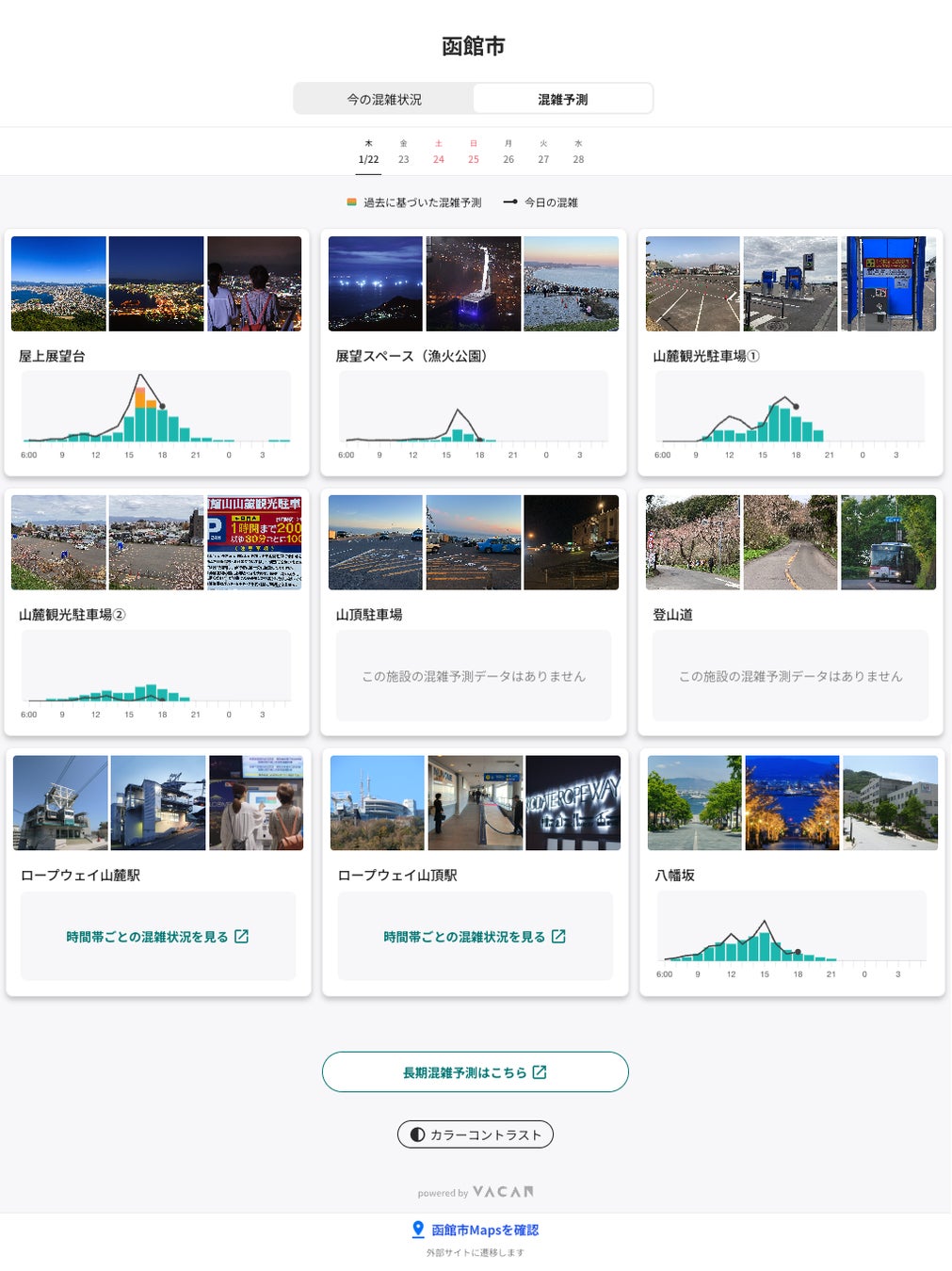 世界三大夜景「函館山」のオーバーツーリズム対策へ　AIカメラで周辺の混雑予測を1週間先まで配信、来訪前の“判断”を支援