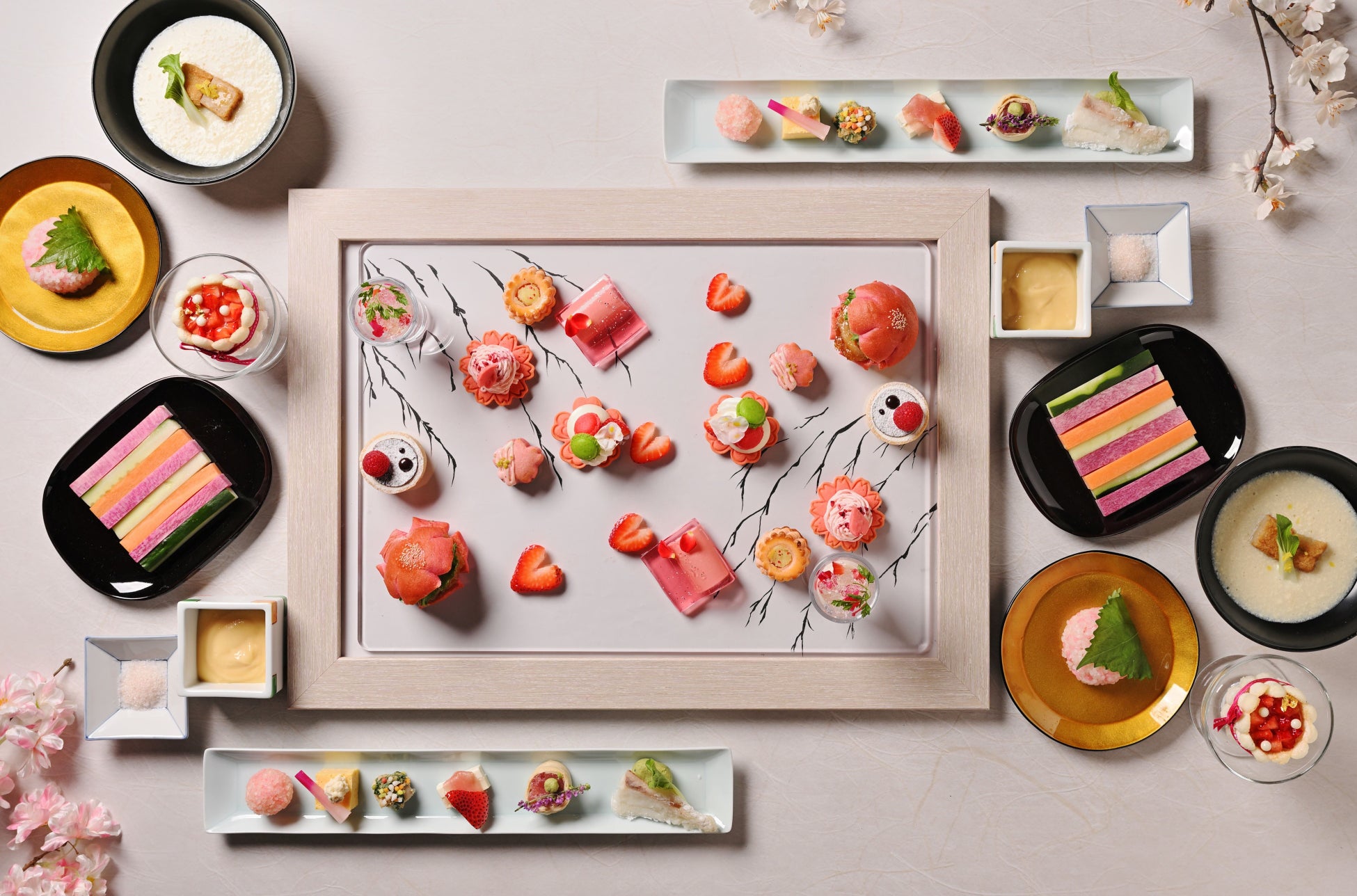 【ザ・プリンス 京都宝ヶ池】村野藤吾の名建築「茶寮」で楽しむ京都の春　和のアフタヌーンティーセット「Art of Plate～香風駘蕩（かふうたいとう）～」を販売