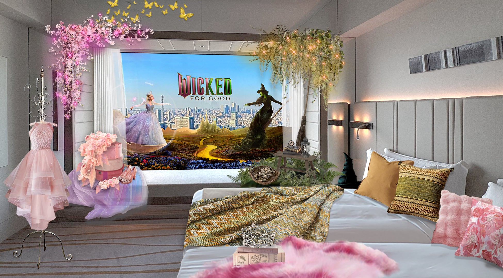 映画『ウィキッド 永遠の約束』とのコラボレーションステイプラン 「WICKED: FOR GOOD STAY in Prince Gallery」を販売 ザ・プリンスギャラリー 東京紀尾井町