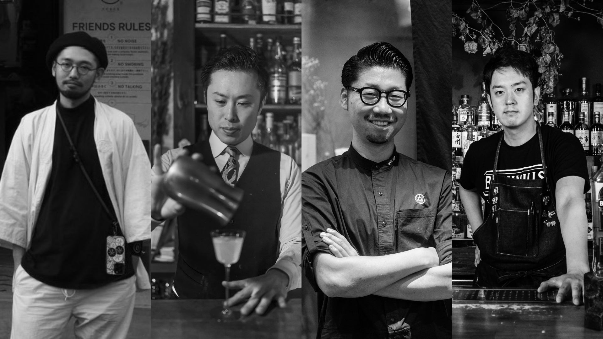 京都のバーカルチャーを牽引するバーテンダー4名が集結。2月1日より「PIOPIKO(ピオピコ)」にて週替わりのゲストシフトイベント「Bartender Month」を開催