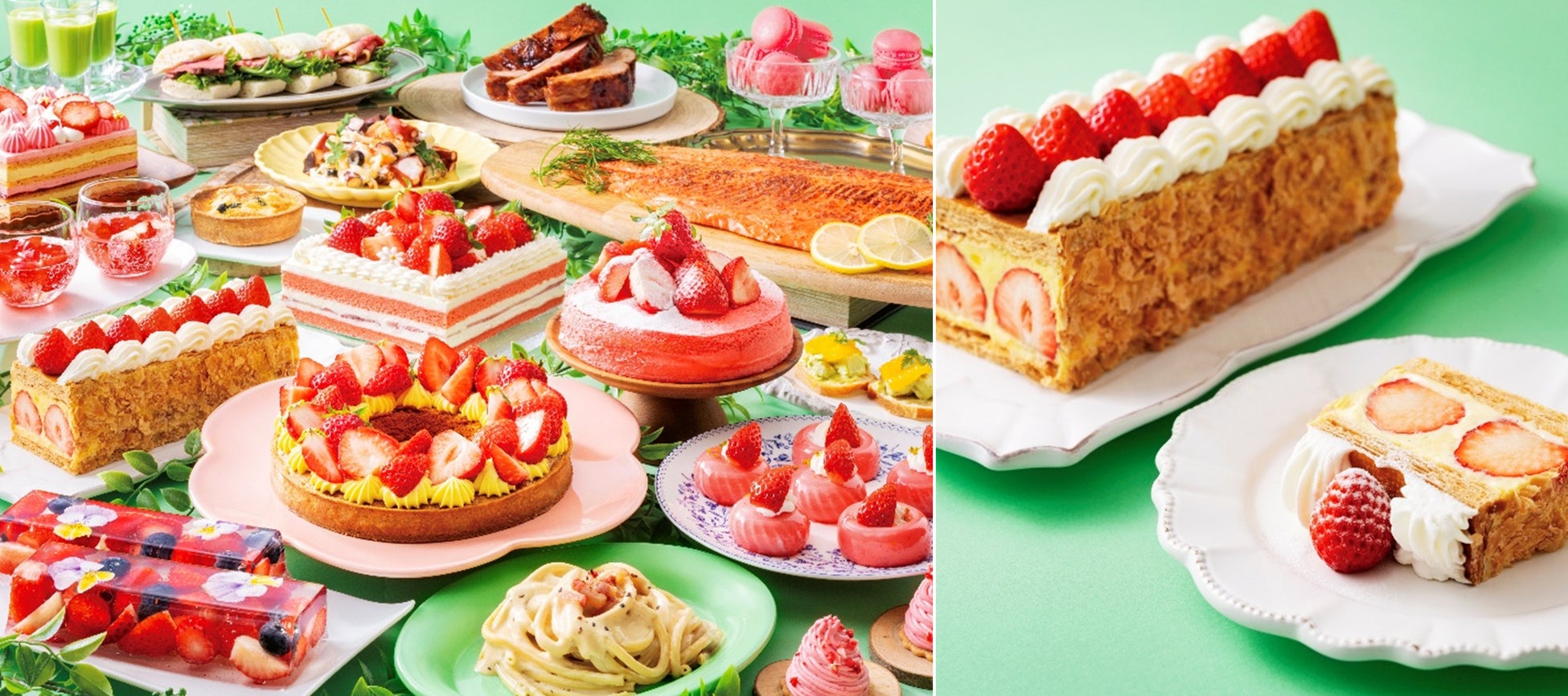 【リーガロイヤルホテル大阪】[新作]“いちご尽くし”の第2弾！春彩るスイーツで華やぐひととき 春の「いちごビュッフェ」を開催