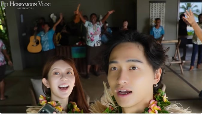 フィジー政府観光局、人気YouTuberカップル「しゅんとさゆり」とハネムーン企画を連携