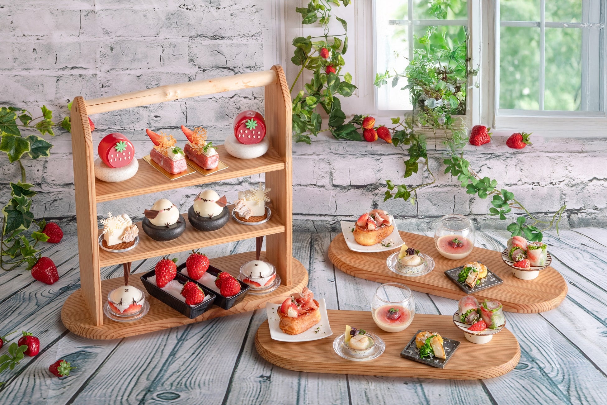 【都シティ 大阪天王寺】いちごアフタヌーンティー　～めんこくて　なまら美味い～を販売