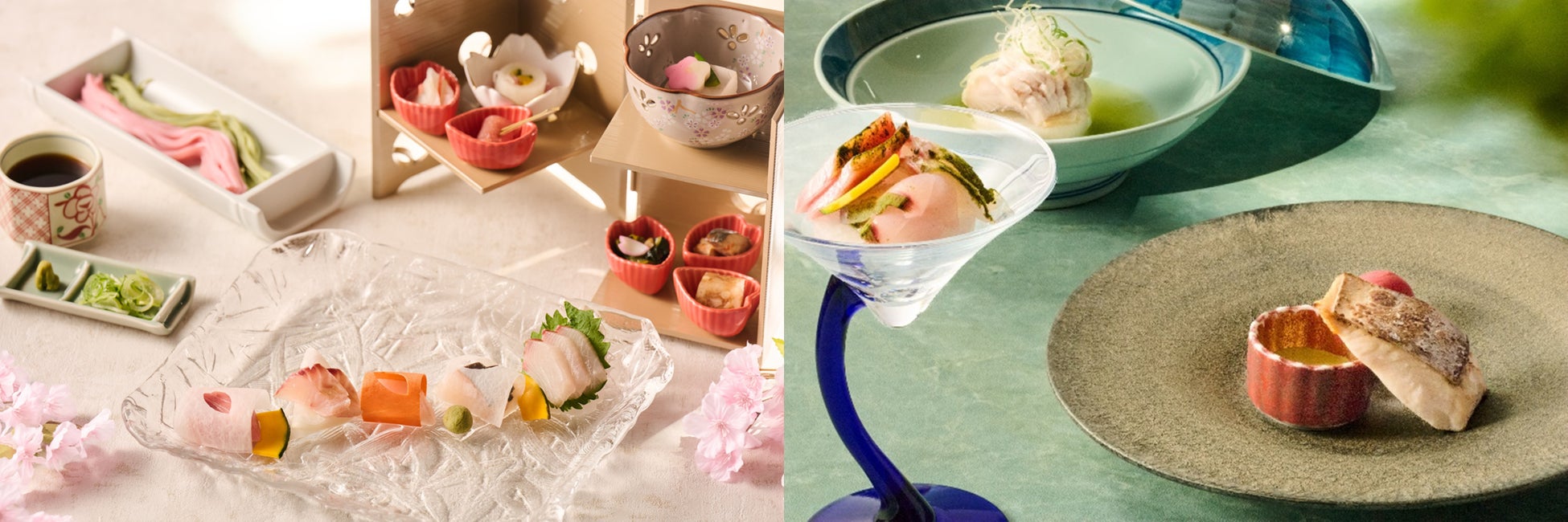 【ラフォーレ伊東温泉 湯の庭】桜から新緑へ、伊東の季節の移り変わりを表現した特別会席付プラン宿泊プラン「春景色会席プラン」を発売‐桜と新緑で異なる春を味わう和会席‐