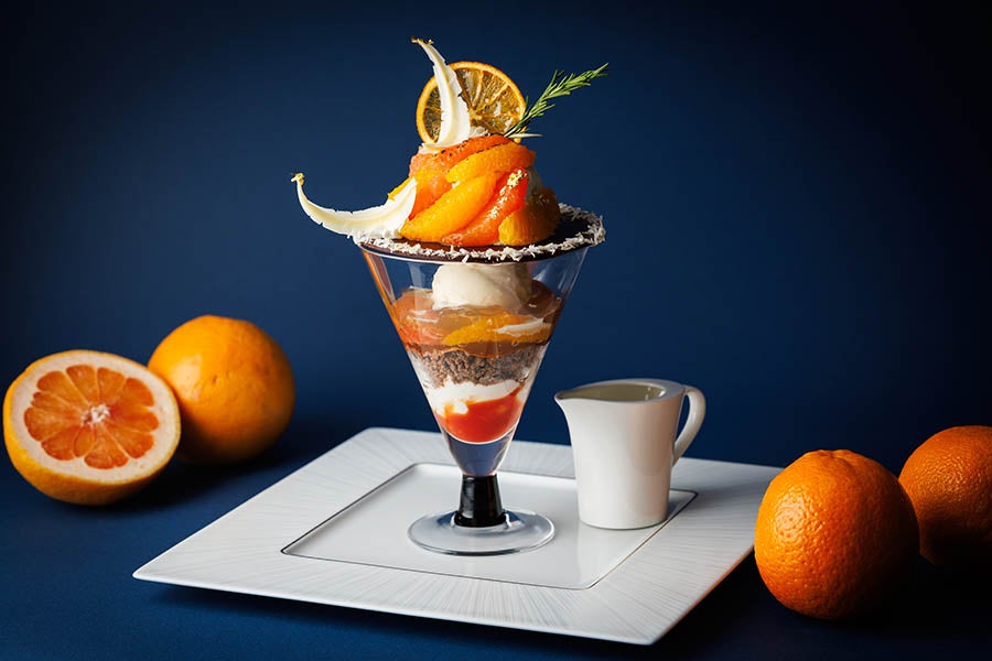 【ホテルメトロポリタン 川崎】新作パフェ「オレンジとグレープフルーツのパフェ」を3月1日より販売