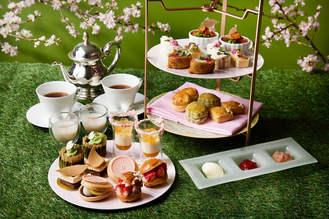 シャングリ・ラ 東京、3月15日から『桜薫る春のアフタヌーンティー』を開催