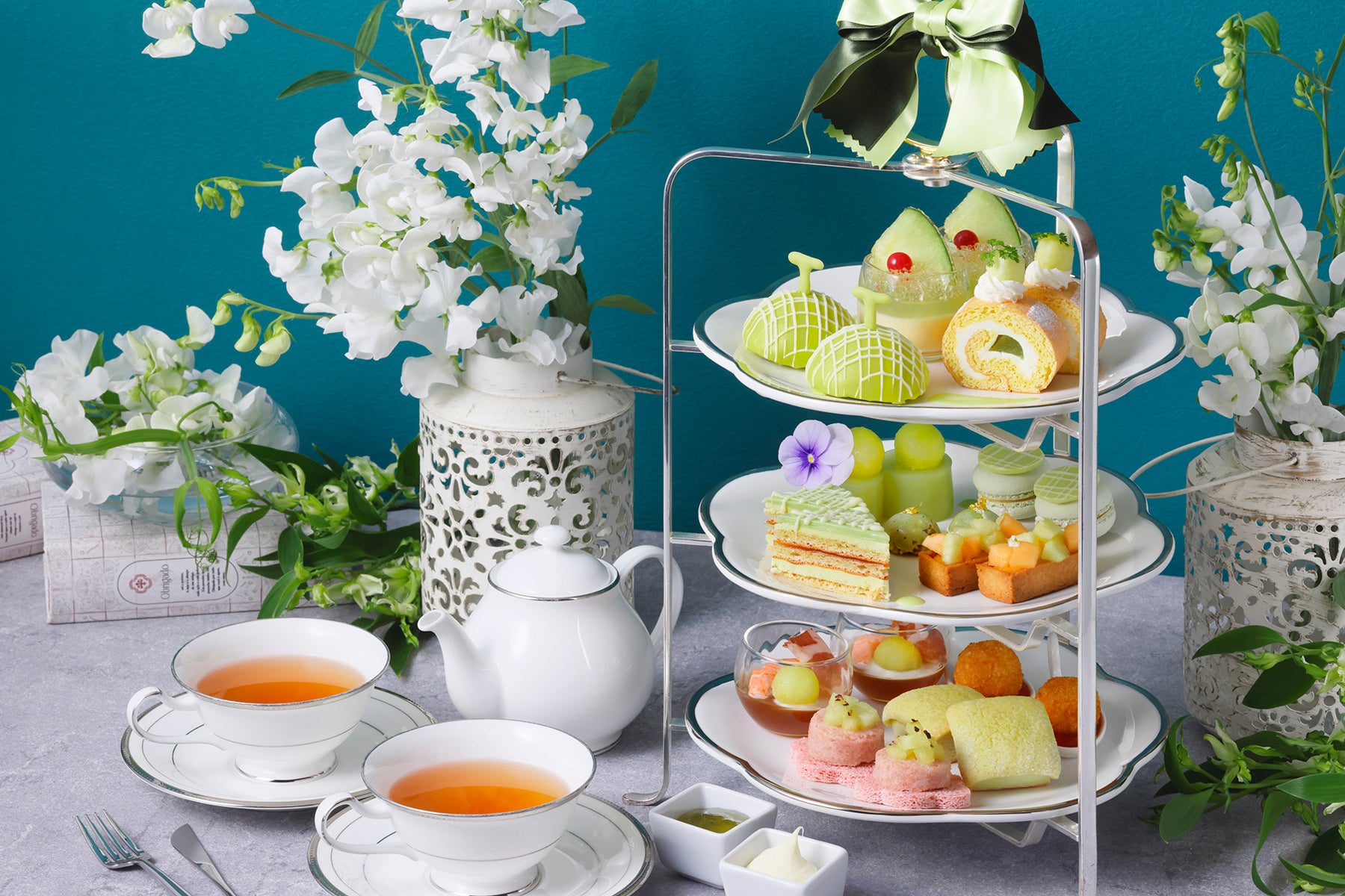 【グランドニッコー東京 台場】『マスクメロンアフタヌーンティーセット ～至福のひととき～』提供期間：2026年3月1日（日）～4月30日（木）