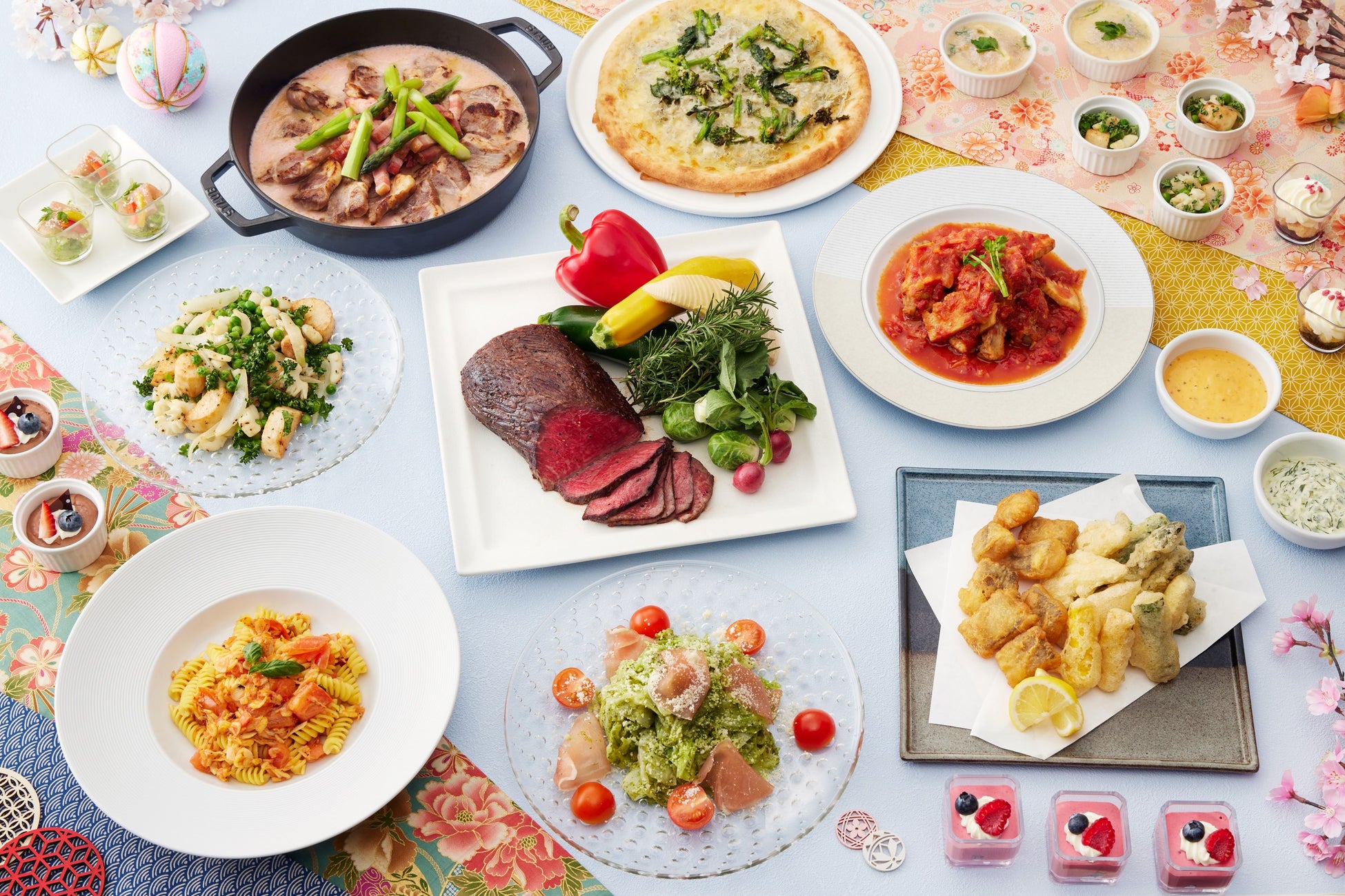 【ヴィラフォンテーヌの春フェア】東京有明と羽田空港で春を楽しむ料理を３月1日から提供開始