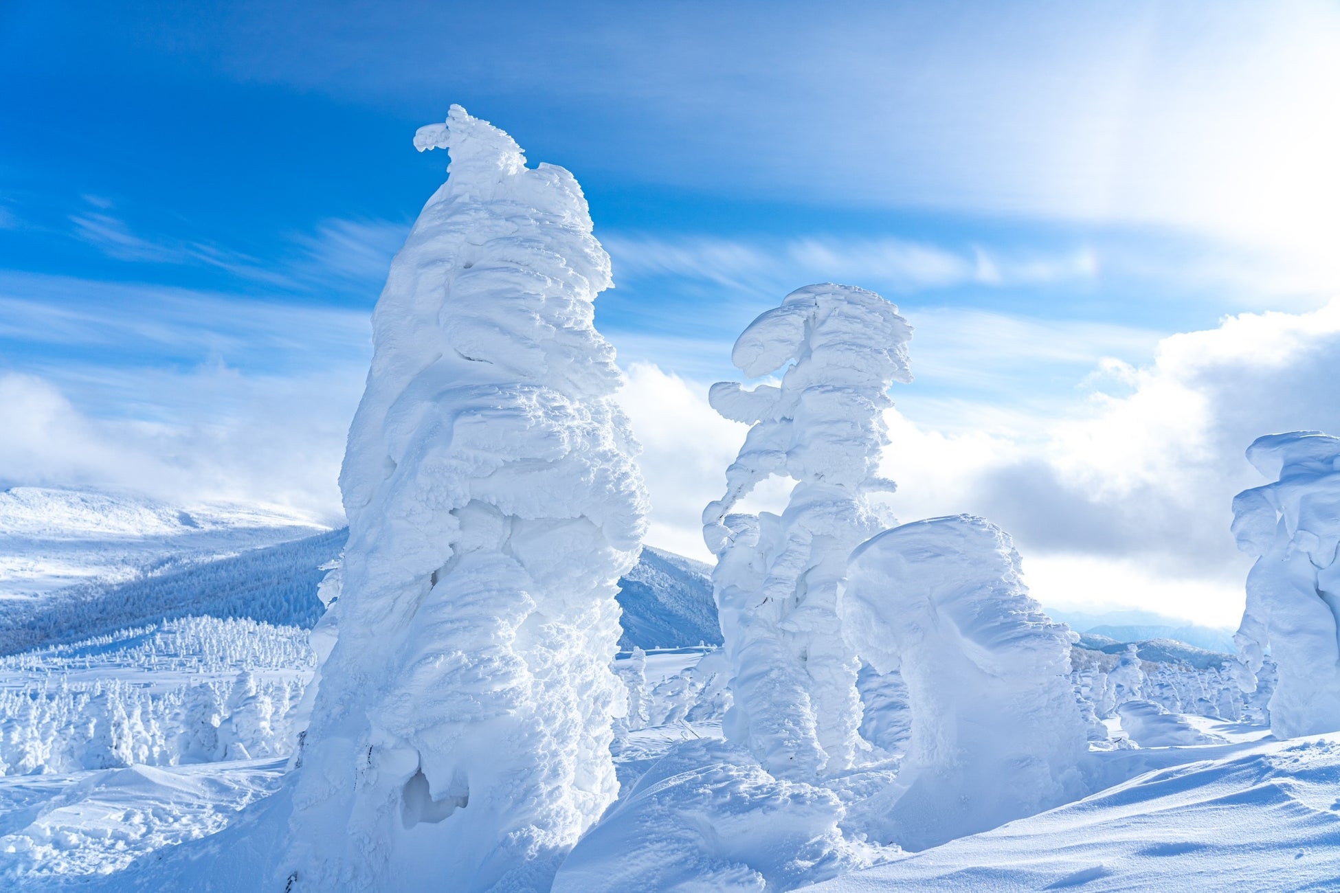宮城蔵王の希少な自然美「スノーモンスター」を間近で体感。暖房完備の雪上車で行く「樹氷めぐりツアー」付き宿泊プランを、2、3月限定販売【メルキュール宮城蔵王リゾート&スパ】