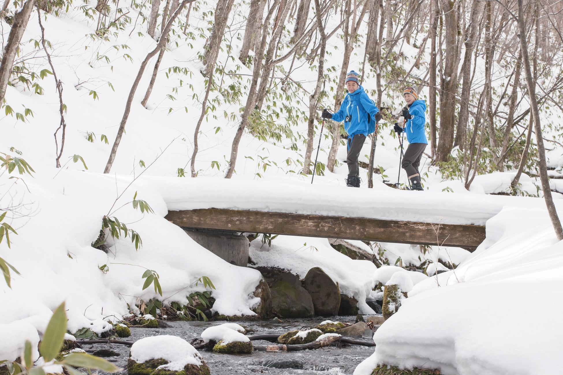 休暇村嬬恋鹿沢では、嬬恋の銀世界を歩いて楽しむスノーアクティビティを展開　3月22日には、嬬恋村観光協会主催のスノーハイクを実施