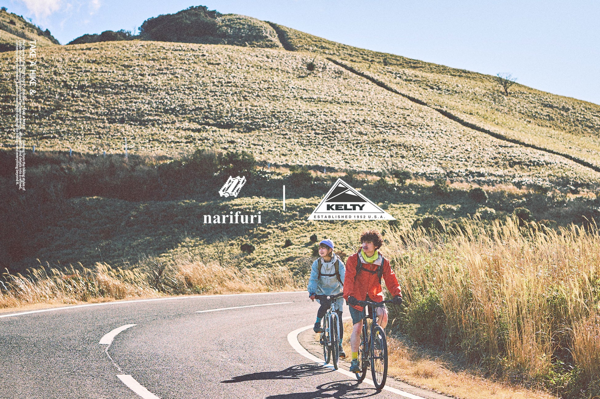 narifuri× KELTY：KELTY初の “Bike & Hike” コレクション