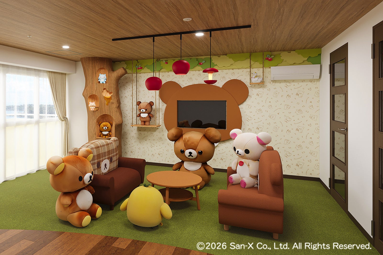 マホロバ・マインズ三浦、「チャイロイコグマルーム」を4月17日にオープン！　ゲストと同じ館内着のオリジナルぬいぐるみセットほか特典満載のコラボルーム