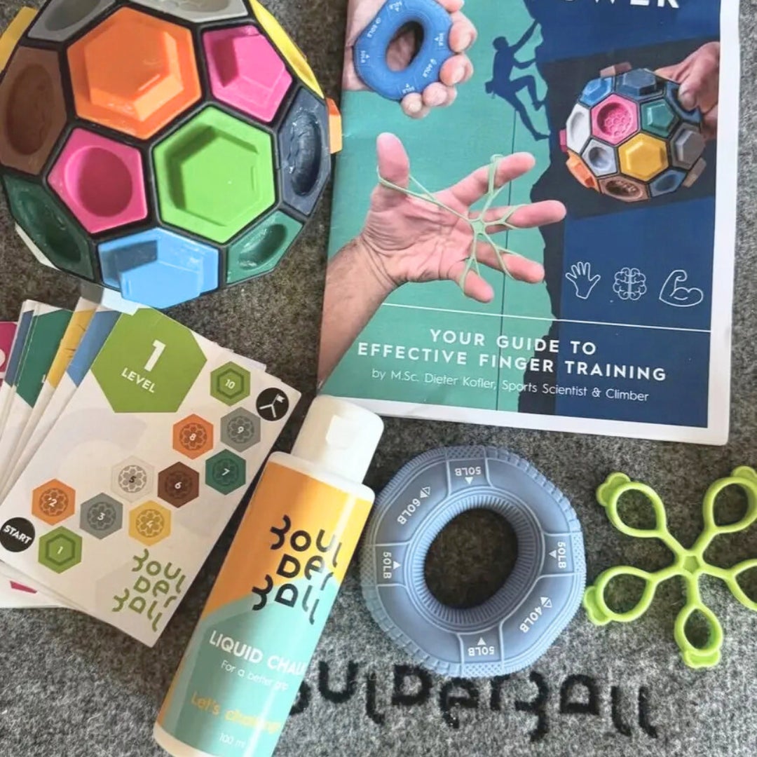 【ボルダリングの指トレ革命】指のケガを防ぎ、登り続けるためのBoulderball POWERがマクアケで先行販売中