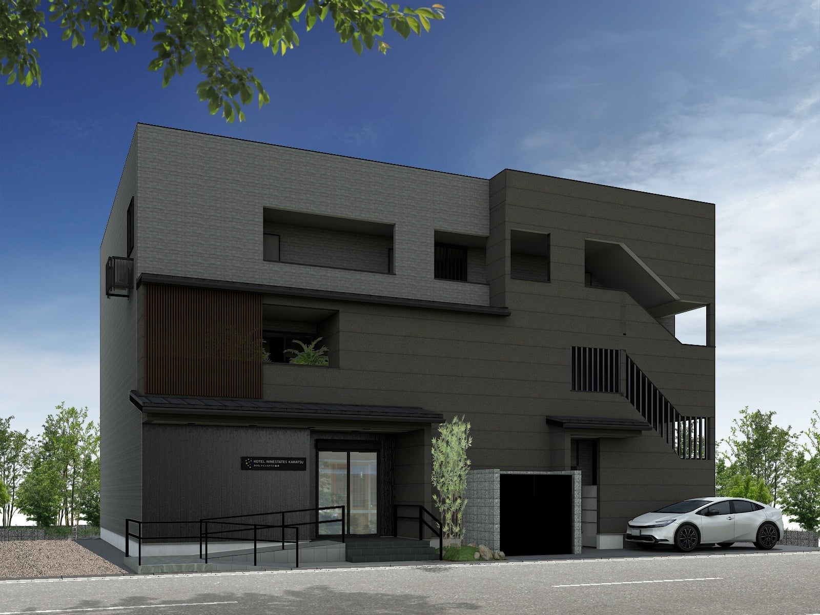 ホテル×賃貸の木造ハイブリット物件が竣工