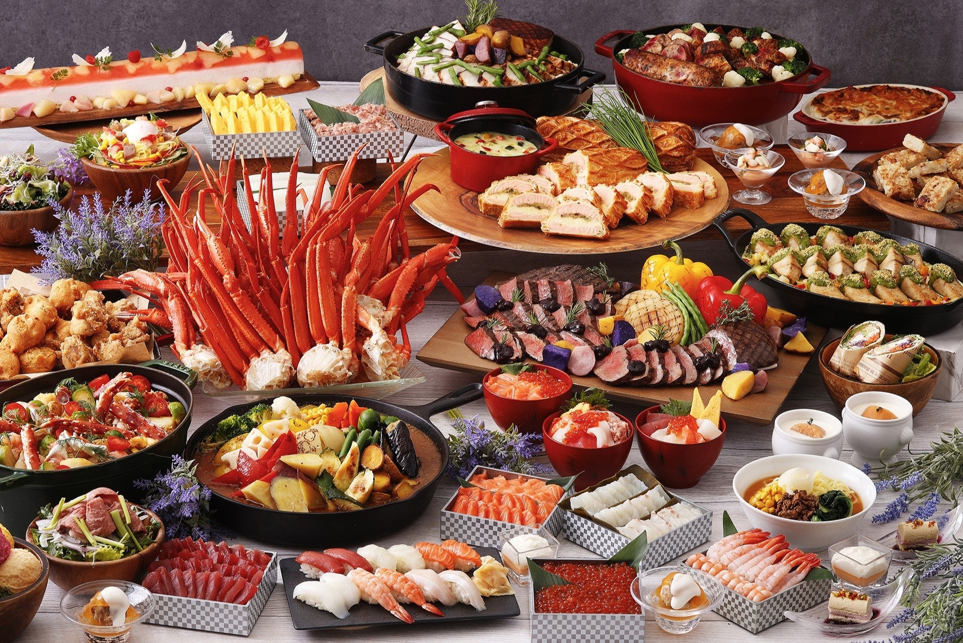 春の北海道フェア ランチ＆ディナーブッフェ ～蟹・寿司・海鮮～