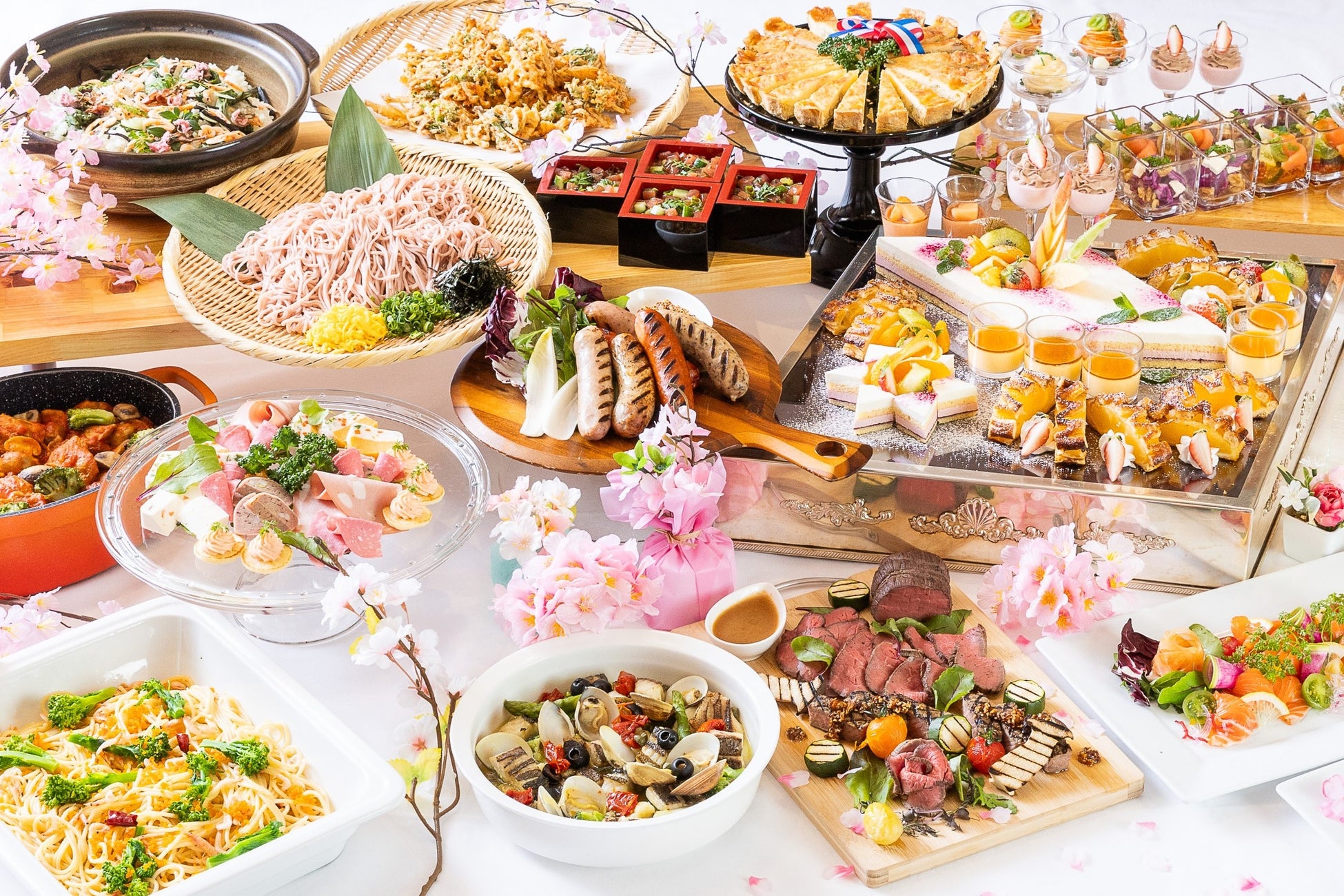 「桜ランチブッフェ2026」を実施／ザ ロイヤルパークホテル 広島リバーサイド