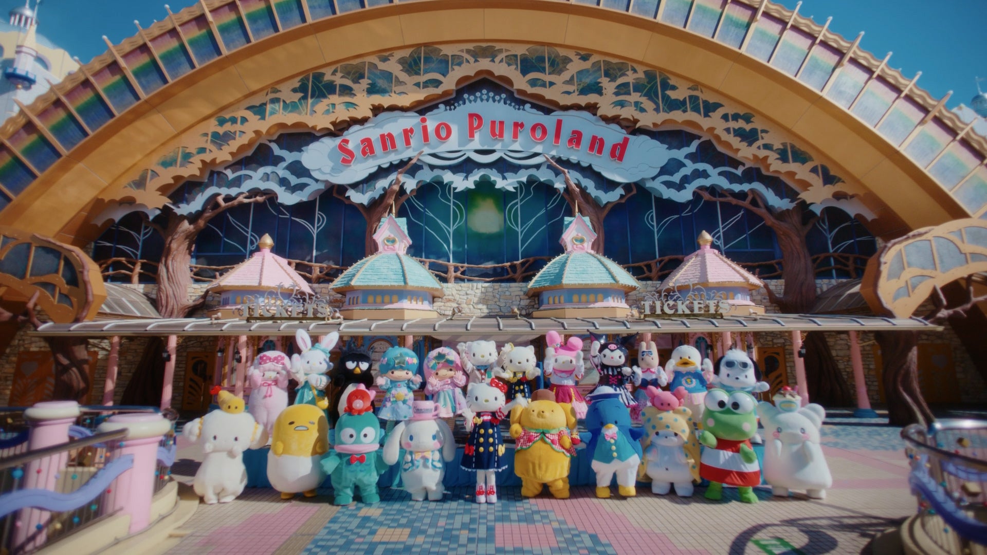 サンリオピューロランド新CM キャラクターたちがふっと心をほどく「たくさんのハグ」編など全5種 2月27日（金）より放映開始