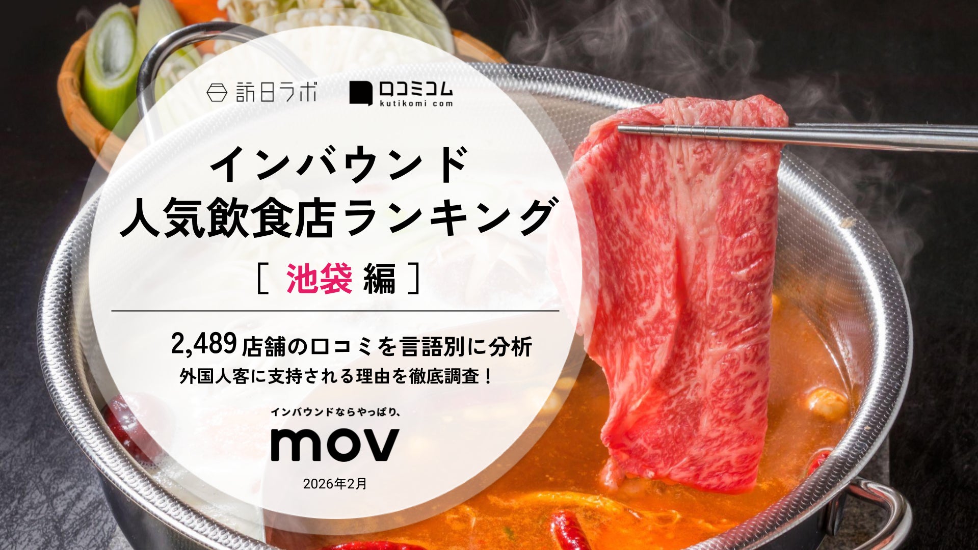 【独自調査】2026年最新：外国人に人気の飲食店ランキング［池袋編］1位は「海底撈火鍋 池袋店」！| インバウンド人気飲食店ランキング #インバウンド