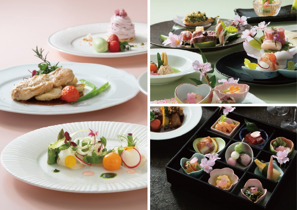 【水戸プラザホテル】春爛漫、五感で味わう“桜グルメフェア”を開催
