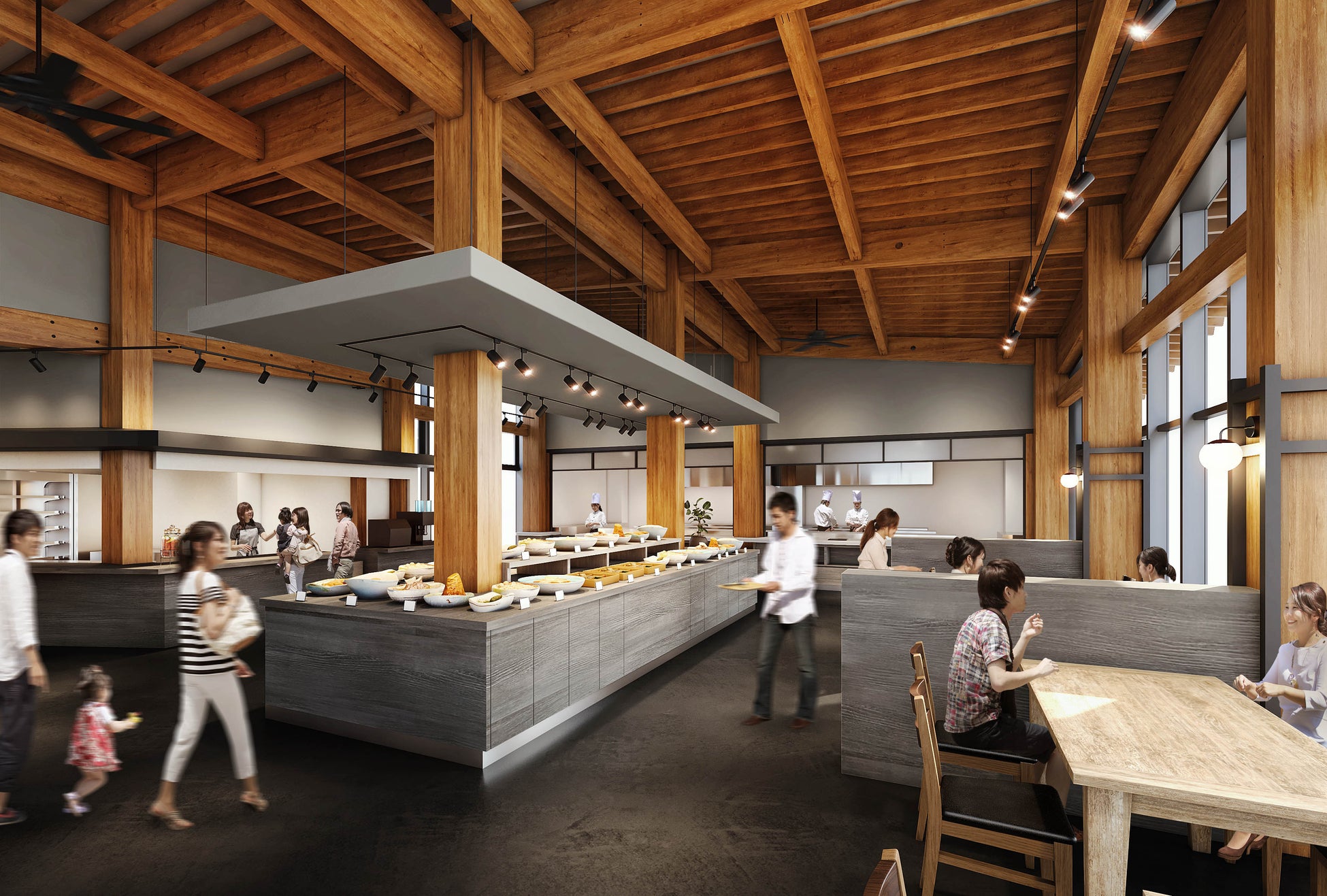 2026.4.1【新店オープン】海浜幕張に新しい食の提案。地域と人を繋ぐ場所『つなぐば　幕張ベイパーク』がNEW OPEN！神奈川で人気の割烹ビュッフェや本格蕎麦と喫茶、物販など３店舗同時OPEN！！