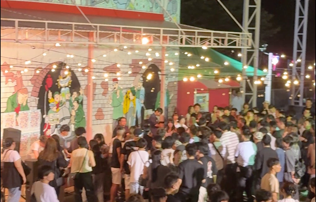 話題沸騰中のイベント再開催決定！夜の遊園地貸切り大合コン「かみコン」