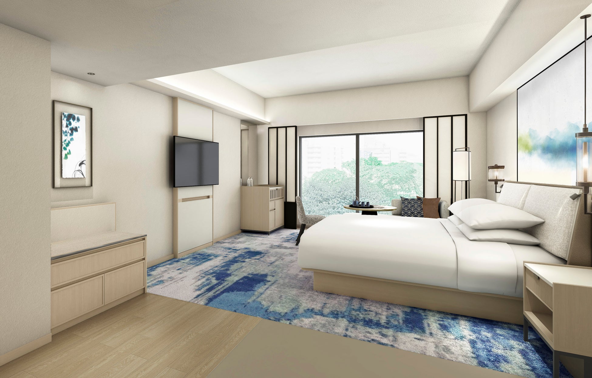 【シェラトン都ホテル東京】5～7階・全126室を「プレミアムフロア 翠（すい）」としてリニューアルオープン　お抹茶カウンターや専用洗濯乾燥機付きなど、多彩なスイートルーム12室も新設