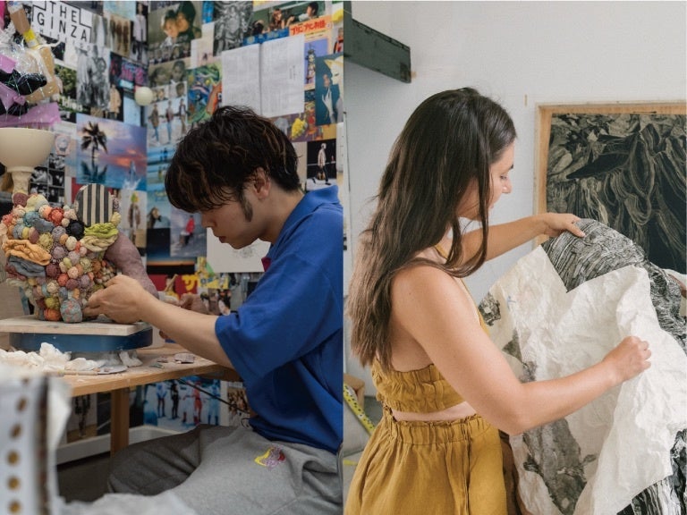 陶と和紙が描き出す「何者かになる」旅路 | 川井雄仁 & アレクサ・クミコ・ハタナカ二人展「ついたよ : Becoming by Making」をKOTARO NUKAGA（六本木）で開催