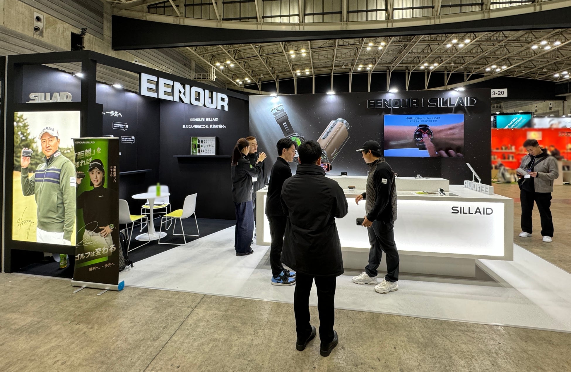【3年連続】EENOUR・SILLAIDが「ジャパンゴルフフェア2026」に出展！ブースで清本美波プロサイン入り距離計の抽選会を開催！