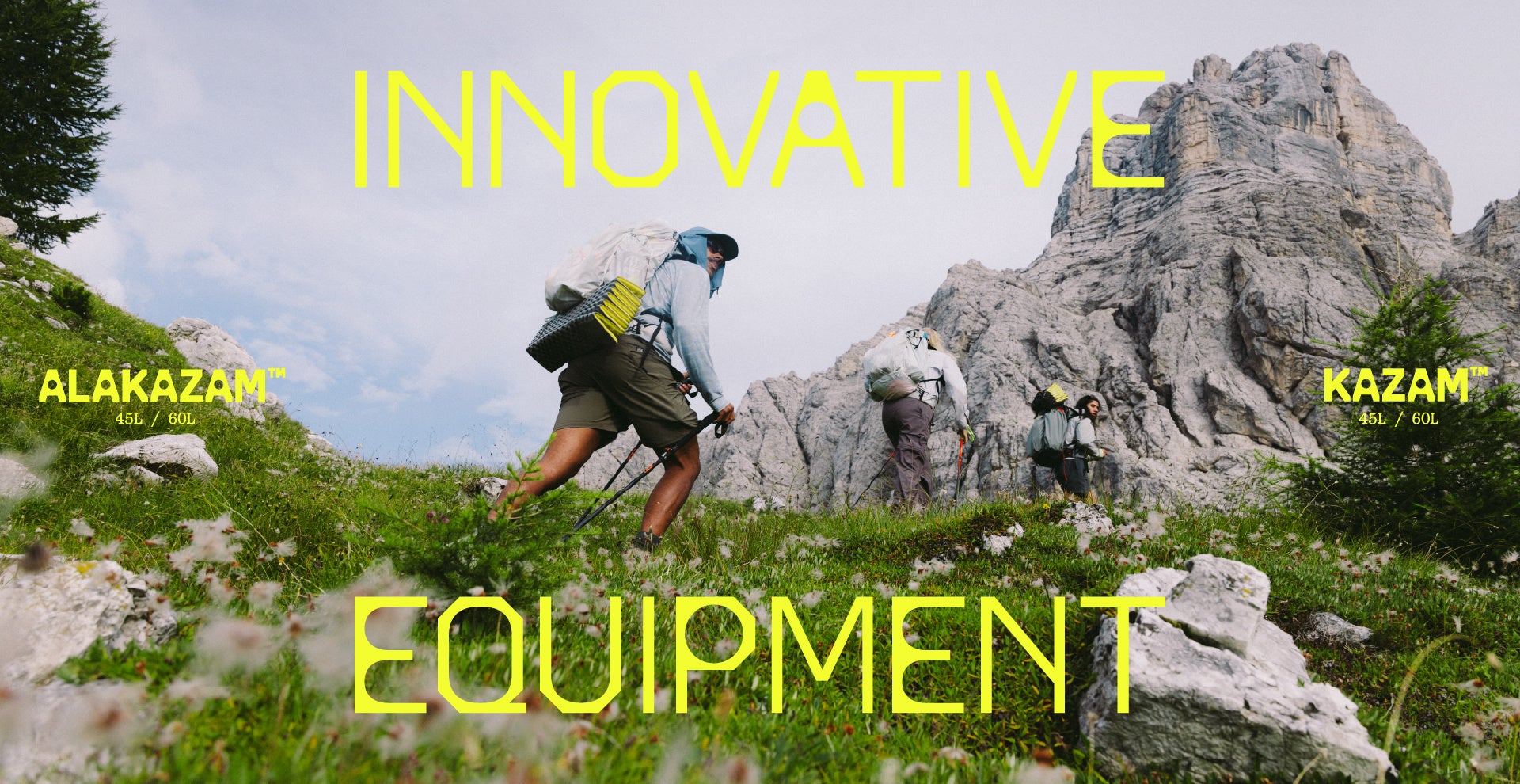 30年の開発技術とアスリートの声を反映したULバックパック『ALAKAZAM / KAZAM 45L / 60L BACKPACK』