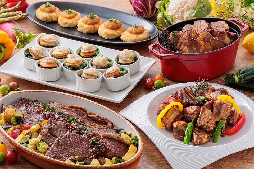 神戸のホテルで“サーロインステーキ”や“骨付きスペアリブ”などが3,800円で90分間食べ放題！　歴代人気メニューからシェフの自信作ベスト5が集結する「BEST OF TORIKO」を4月1日から販売