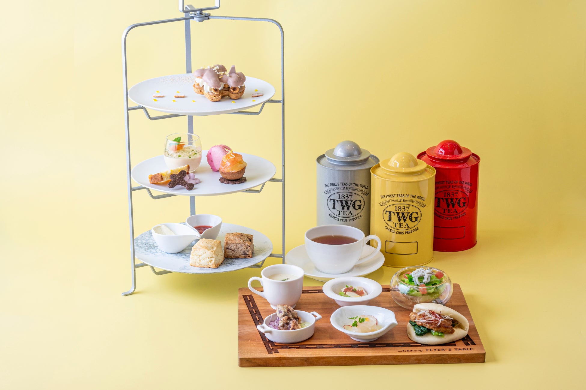 【羽田エクセルホテル東急】羽田のホテルでしか味わえない“飛行機シュー”が限定フレーバーに！羽田空港直結の開放感と旅の合間に楽しむ、空港アフタヌーンティー！