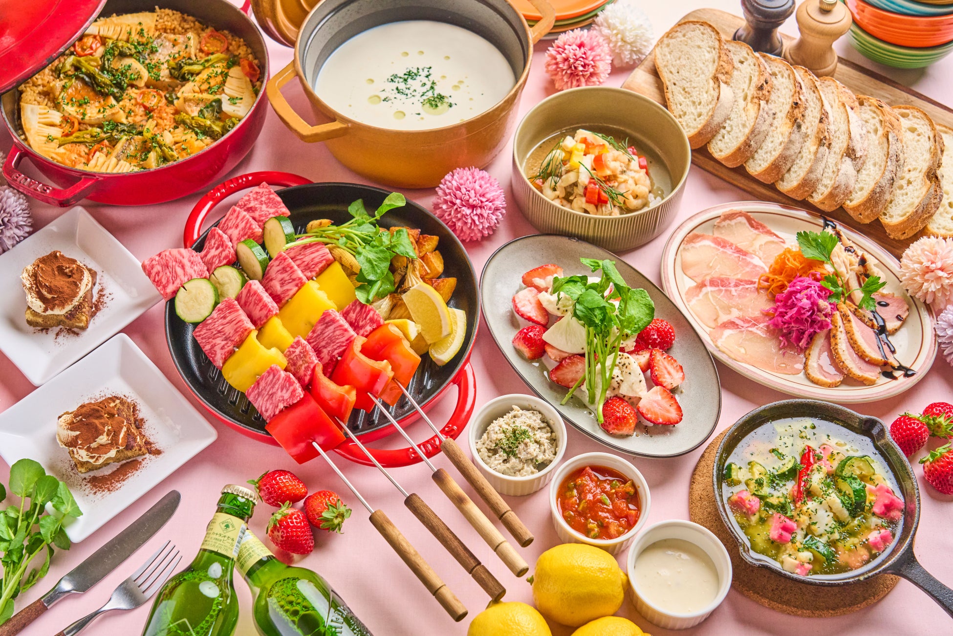 いちごを使った華やかな「春の新メニュー」が登場！3月20日（祝）から営業開始「西日本絶景4選」のグランピングリゾート「グランエレメント」！10万人のご宿泊に感謝を込めて「10年目記念イベント」も開催！