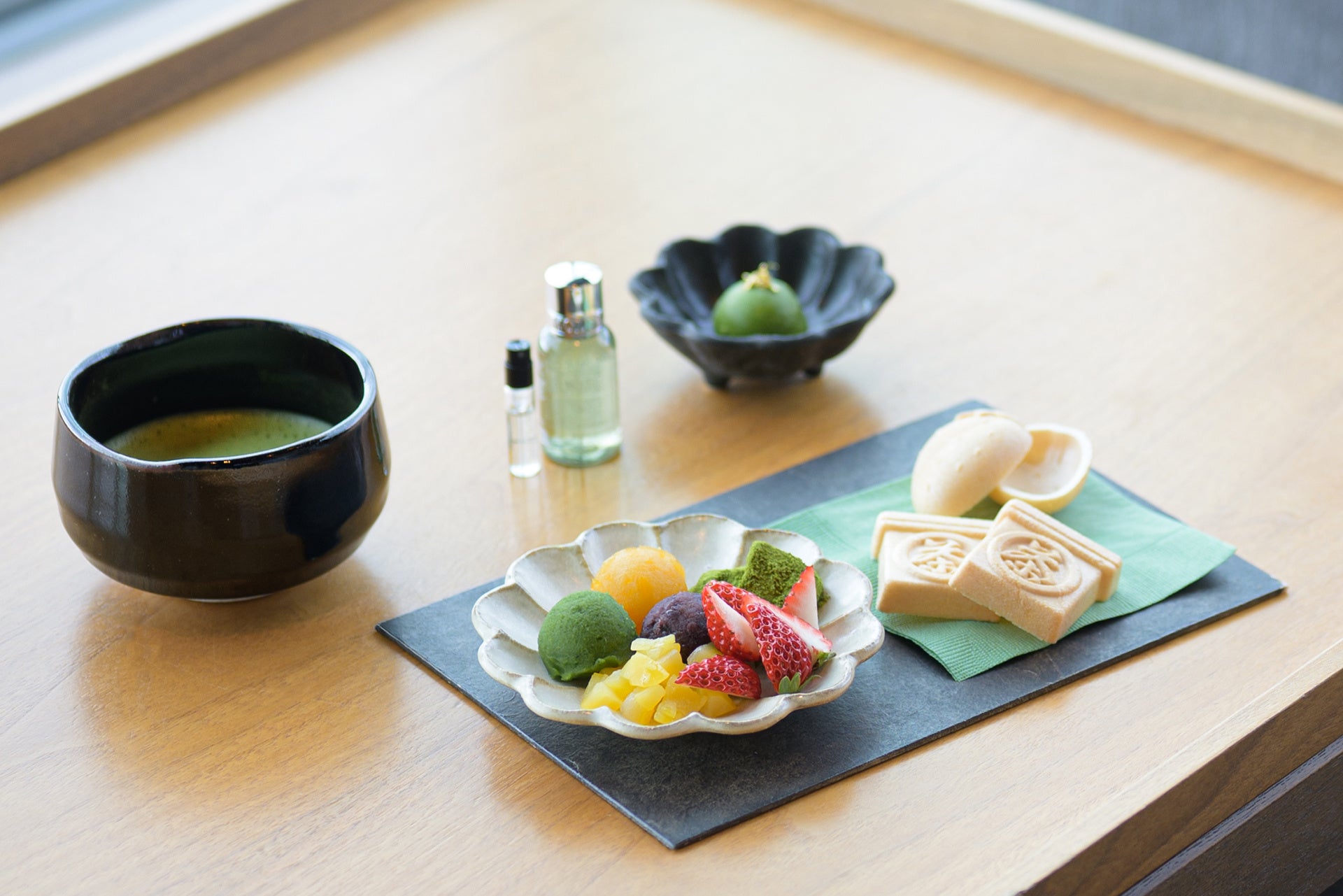 モルトンブラウン×THE TEA LOUNGE 限定コラボレーション。抹茶づくしのお手詰めもなかを期間限定販売／ザ ロイヤルパークホテル アイコニック 名古屋