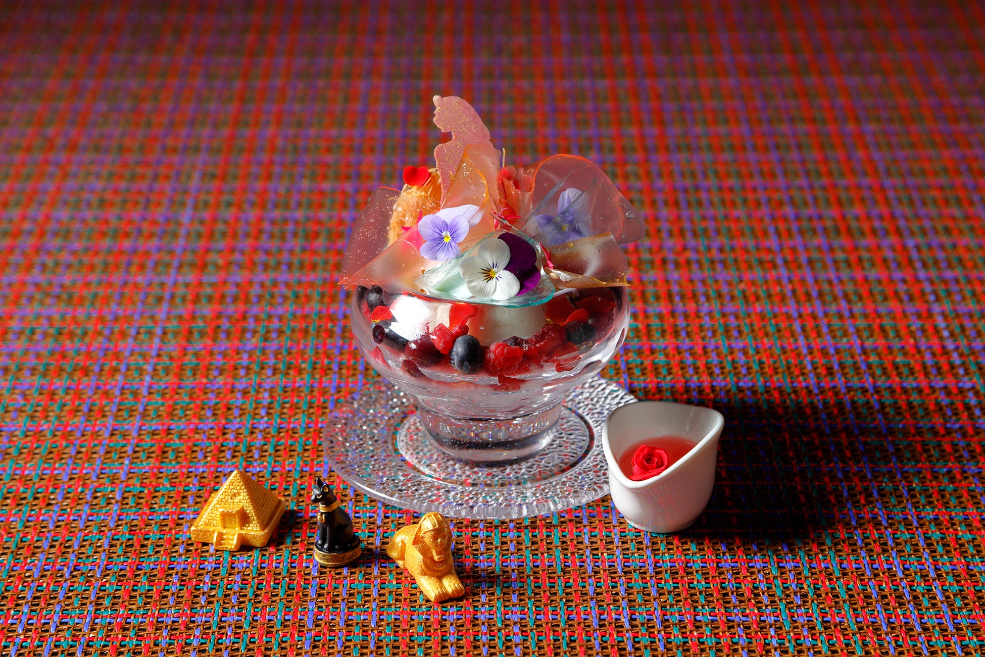 【⼤阪マリオット都ホテル】あべのハルカス美術館「ブルックリン博物館所蔵　特別展　古代エジプト」コラボレーションデセールなどを販売