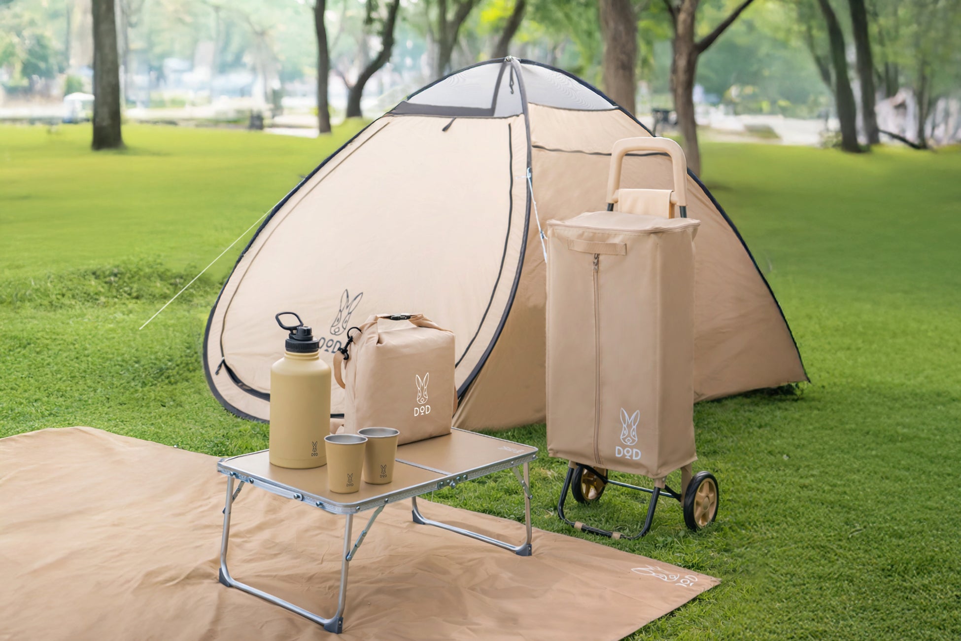 電車で出かけよう！DODから春を楽しむ”ピクニックシリーズ”全6種が新登場。