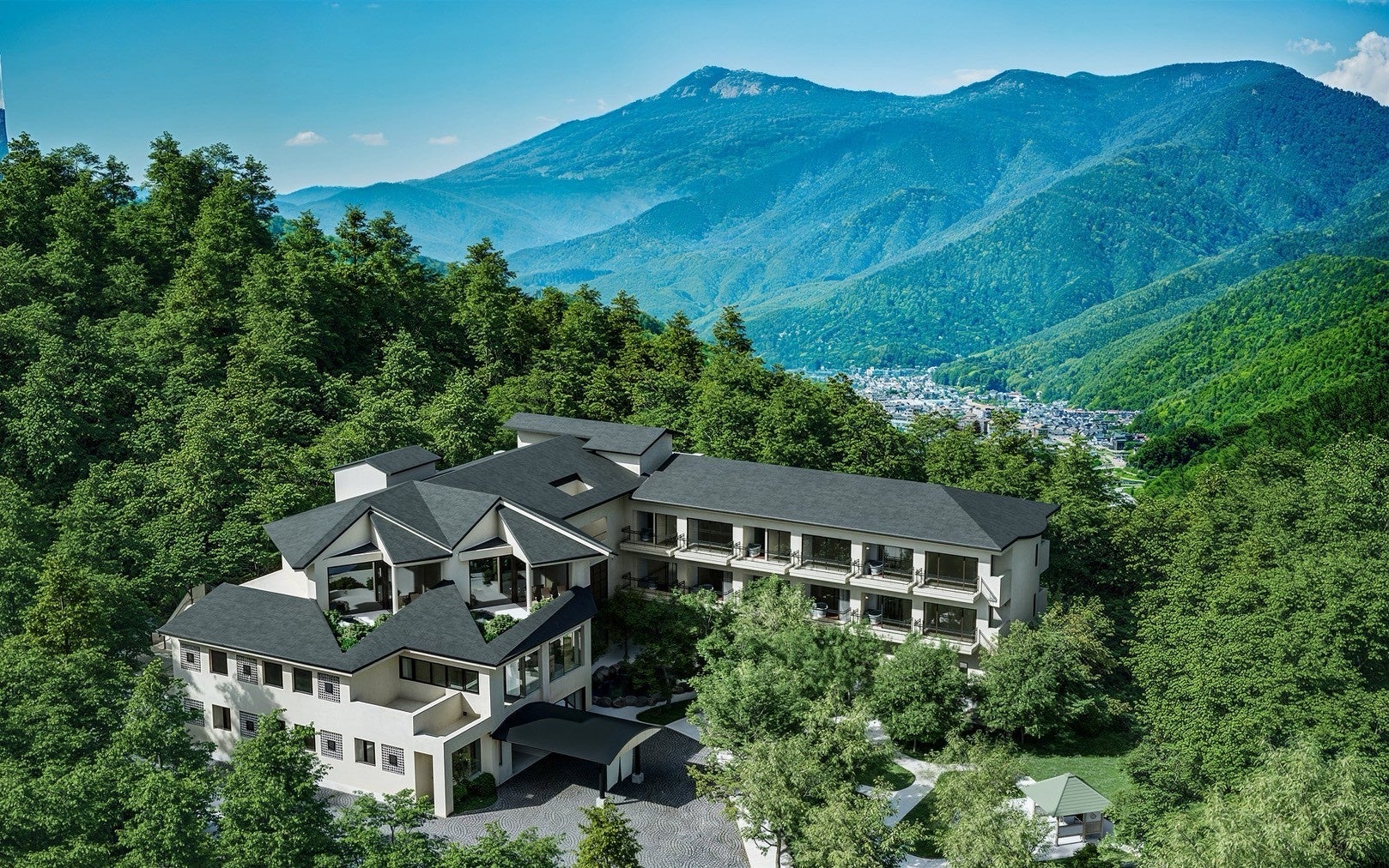 2026年8月30日(日) 箱根・強羅に大涌谷の温泉風呂付き宿「箱根G邸.」開業、予約を2026年4月1日(水)より開始