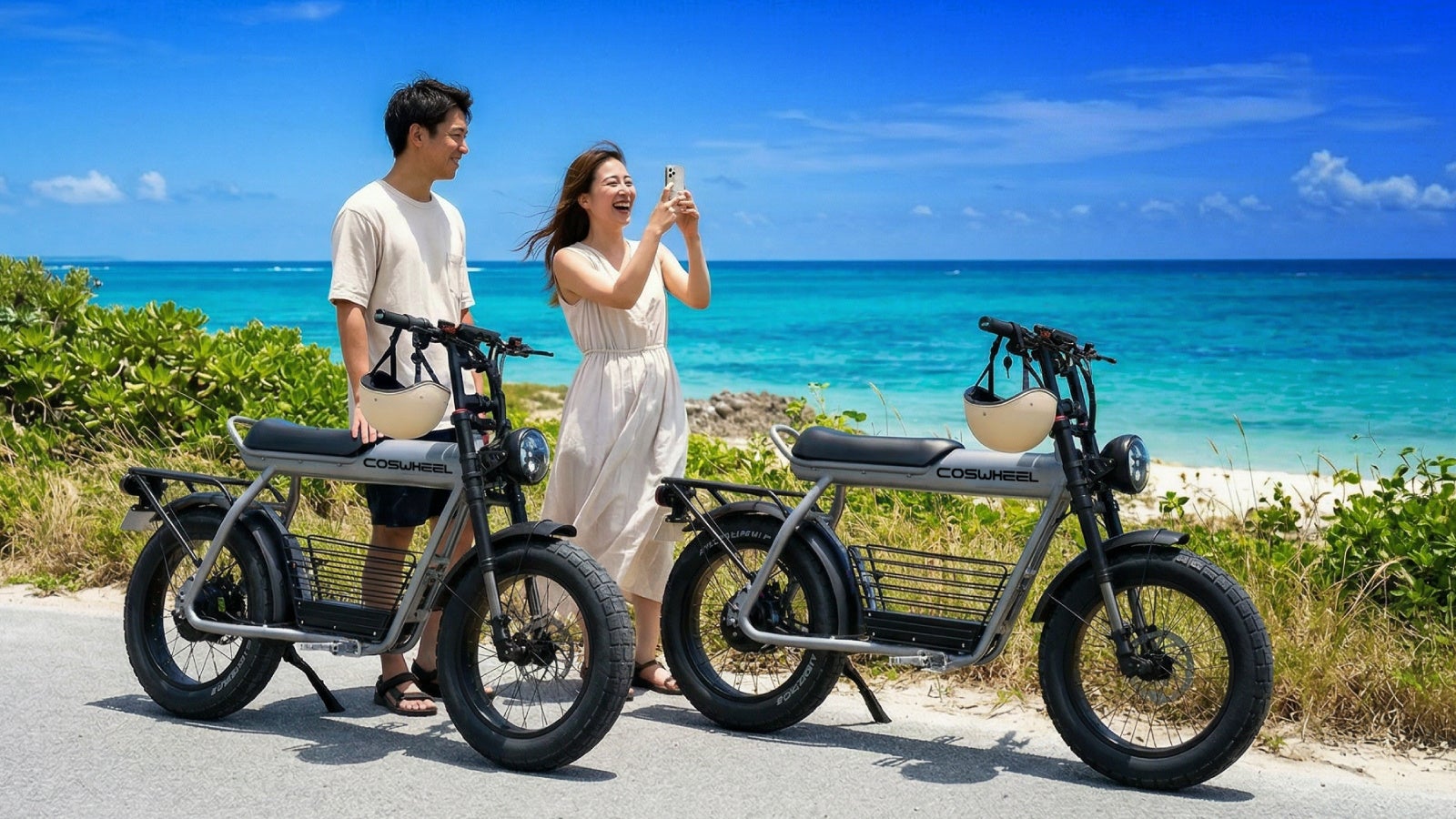 シリーズ累計10億円を突破電動モビリティ「COSWHEEL MIRAI」シリーズ、観光地レンタルでの活用広がる