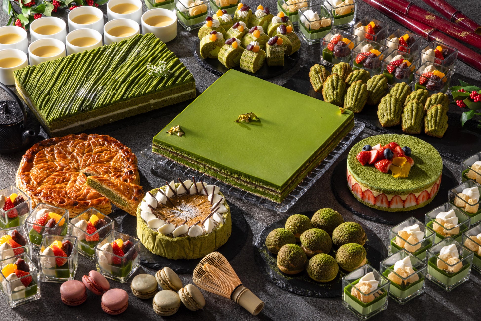 吉祥寺のホテルで京都・祇園辻利の濃厚抹茶を堪能。週の真ん中のご褒美に贈る抹茶をテーマとしたスイーツブッフェが水曜夜限定で開催！
